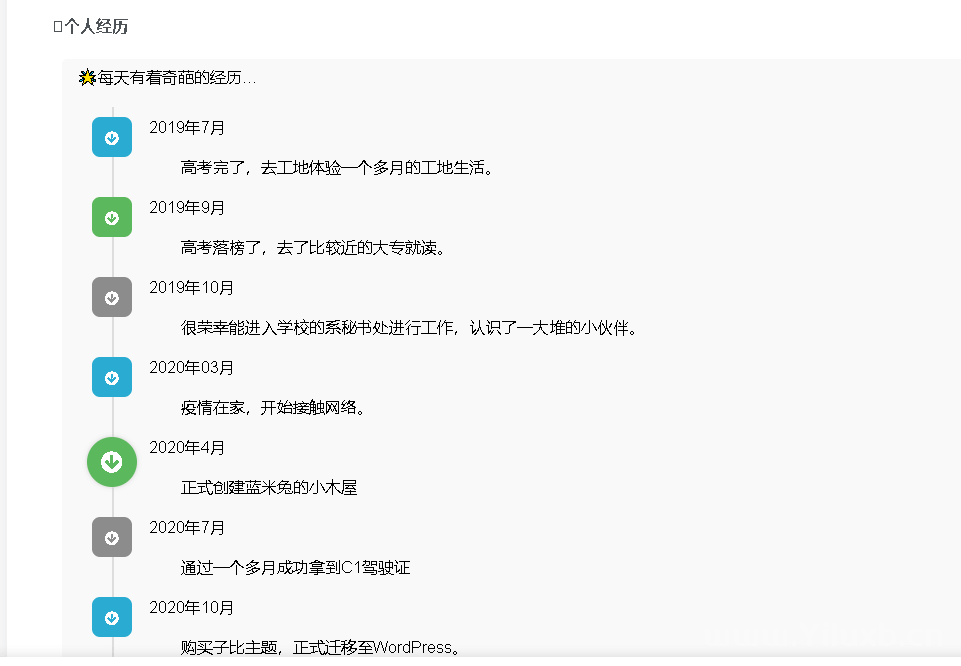 子比主题-添加一个关于本站页面含时间轴对话个人书影展示-墨星博客 - 提升技术能力的必备资源教程网